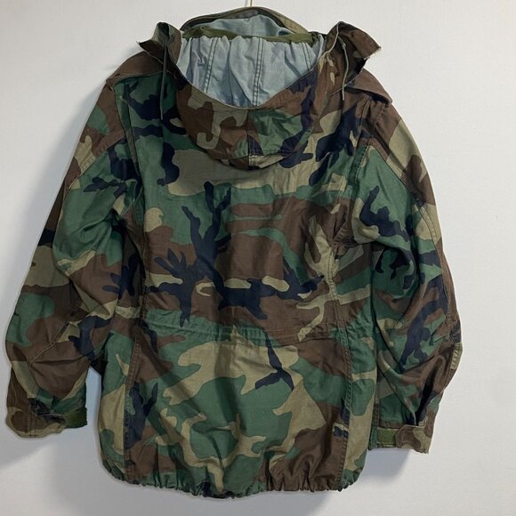 Men's M65 Field Jacket Woodland Camouflage Cold Weather Medium Regular - Picture 3 of 8
